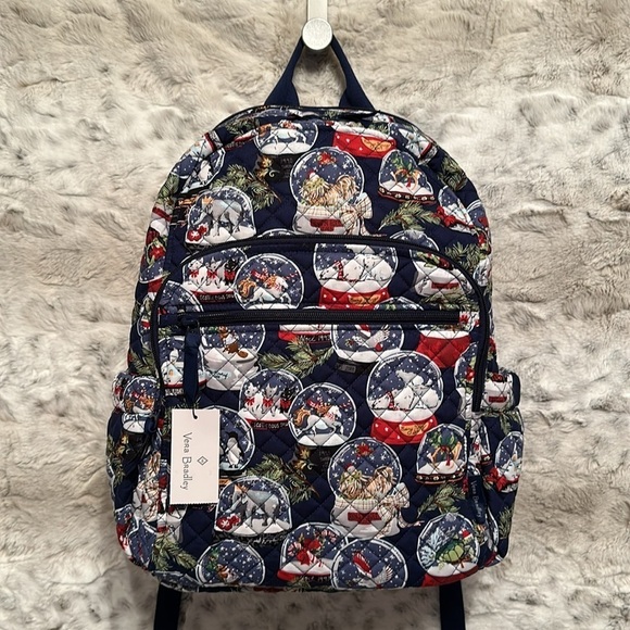 NWT Vera Bradley Snow Globe Campus Backpack - Picture 2 of 7